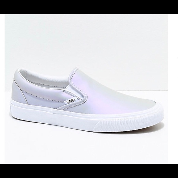 kids iridescent vans